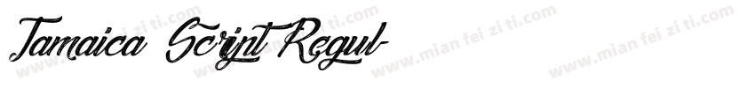 Jamaica Script Regul字体转换